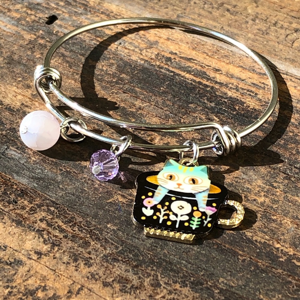 KIDS Bangle Bracelet - Kitten